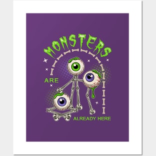 Eyeball Monsters Posters and Art